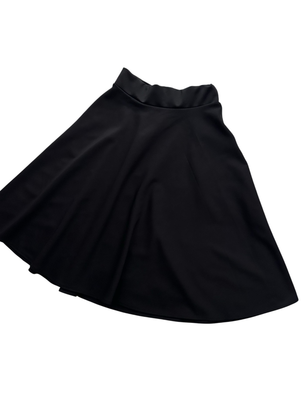 Classic Black Women's Flare Skirt with pockets